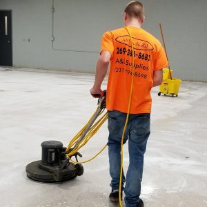 Floor Care - Floor Buffing