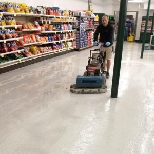 Floor Care - Floor Burning